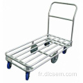 Logistique pliable 6 roues Cart d'entrepôt